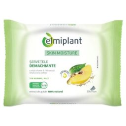 Set 2 x Servetele Demachiante Elmiplant pentru Ten Normal/Mixt, 25 Bucati