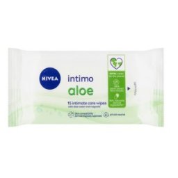 Set 2 x 15 Servetele pentru Igiena Intima Femei, Nivea, cu Aloe Vera