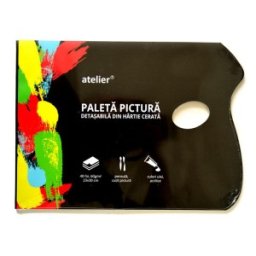 Set 2 x Paleta Pictura Hartie Unica Folosinta Atelier
