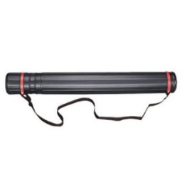 Set 2 x Tub Portdesen Negru, Diametru 10.5 cm, Lungime Ajustabila 75 - 135 cm