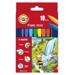 Markere Scolare Colectia Bees, 10 Culori