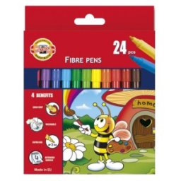 Markere Scolare Colectia Bees, 24 Culori