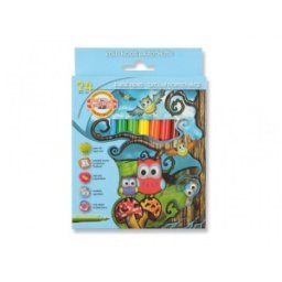 Markere Scolare, Colectia Owls, 24 Culori