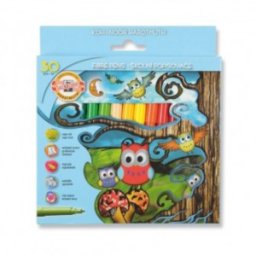 Markere Scolare, Colectia Owls, 30 Culori