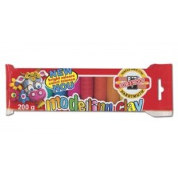 Plastilina Scolara, Tavita Plastic, 10 Culori, 200 g