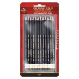 Creioane Grafit Toison D'or, Blister Tip Arta 8B-2H, 12 Bucati
