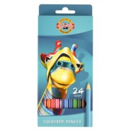 Creioane Colorate, Colectia Girafa, 24 Culori