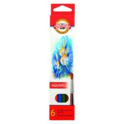 Creioane Colorate Aquarell, Colectie Pesti, 6 Culori
