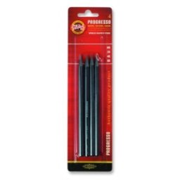 Set 4 creioane Progresso 6B, 4B, 2B, HB blister