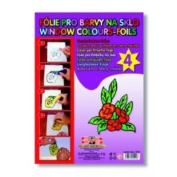 Set Folii Transparente pt Culori Sticla - 4 Buc./ Tipla