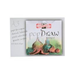 Bloc de Desen A3 Koh-I-Noor Pop Draw, 180g/mp, 30 Coli