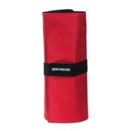 Penar Roll-up Rosu pentru 24 Instrumente, Neechipat