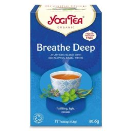 Set 2 x Ceai Bio Respiratie Profunda, Yogi Tea, 17 Plicuri, 30.6 g
