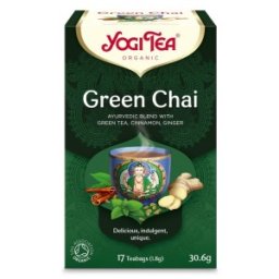Set 2 x Ceai Bio Verde, Yogi Tea, 17 Plicuri, 30.6 g