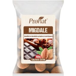 Set 3 x Migdale Invelite in Ciocolata cu Lapte si Scortisoara, 100 g