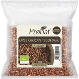 Set 4 x Orez Expandat Crocant cu Cacao, Bio 125 g