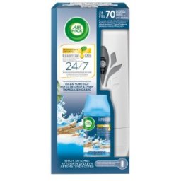 Set 3 x Odorizant de Camera Air Wick Freshmatic, Aparat si Rezerva Turquoise 250 ml