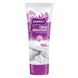 Set 3 x Crema Depilatoare Farmec, pentru Piele Normala, cu Extract de Orhidee, 150 ml
