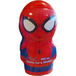 Set 2 x Gel de Dus si Sampon 2in1 Figurina 2D Spiderman, 350 ml