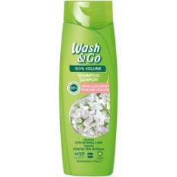 Sampon Wash&Go cu Extract de Iasomie, pentru Par Normal, 360 ml