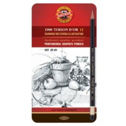 Creioane Grafit, Toison D'or Art, 8B-8H, 12 Bucati