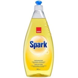 Set 4 x Rezerva Detergent Lichid de Vase Sano Spark Lamaie, 500 ml