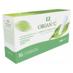Tampoane din Bumbac Organic Super, 16 Buc, Organyc Bio