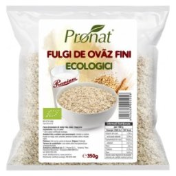 Fulgi de Ovaz Fini BIO, 350 g, Pronat