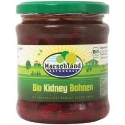 Fasole Rosie Kidney BIO, 330 g / 220 g, Marschland Naturkost
