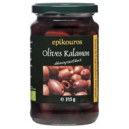 Masline Kalamata fara Samburi, BIO, 315 g, Epikouros