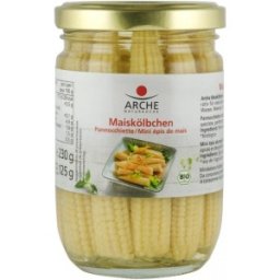 Mini Porumb BIO in Saramura, 230 g, Arche