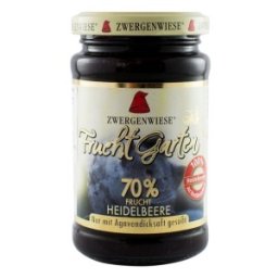 Gem BIO de Afine, Indulcit cu Sirop de Agave, 225 g, Zwergenwiese