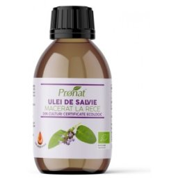 Ulei BIO de Salvie Macerat la Rece, 100 ml, Pronat