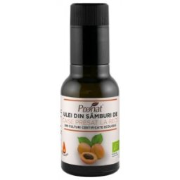 Ulei BIO din Samburi de Caise, Macerat la Rece, 100 ml, Pronat