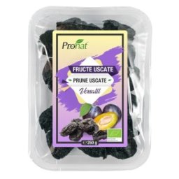 Prune BIO Uscate, fara Samburi, 250 g, Pronat