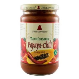 Sos BIO Papaya si Chili, 340 g, Zwergenwiese
