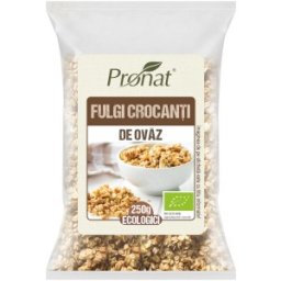 Set 2 x Fulgi Crocanti Bio de Ovaz, 250 g