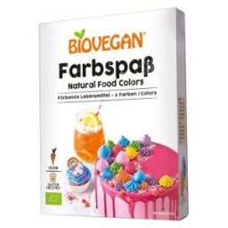 Set 2 x Colorant Bio pentru Prajituri Biovegan, 6 x 8 g