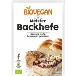 Set 4 x Drojdie BIO, Fara Gluten, Meister, 7 g, Biovegan
