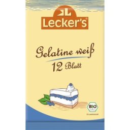 Set 2 x Gelatina Alba Bio 12 Foi – 20g Lecker`s