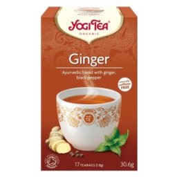 Set 2 x Ceai Bio de Ghimbir, Yogi Tea, 17 Plicuri, 30.6 g