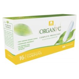 Set 2 x 16 Tampoane din Bumbac Organic Regular, Organyc Bio