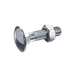 Set 25 x Surub Torbant cu Piulita din 603, Otel, Zincat - M10 X 170