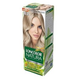 Set 3 x Vopsea de Par Permanenta Loncolor Natura 10.21 Blond nordic, 100 ml
