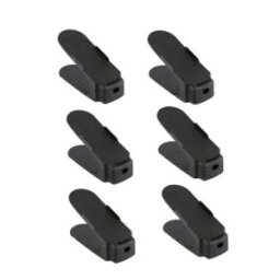 Set 2 x Organizator, Suport Pantofi Negru, 6 Piese, ShoeSlotz SR9143, Blueberg