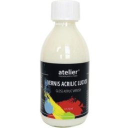 Set 2 x Vernis Acrilic Lucios Atelier, 250 ml