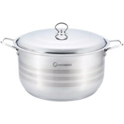 Cratita cu Capac din Inox, 36 Cm, 20 l , Grunberg Gr8136
