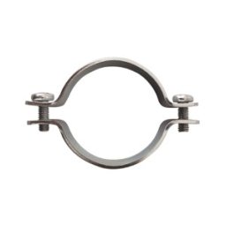 Set 10 x Brida Banda Pentru Stalpi Rotunzi Ø 42.4 Mm Ø 1.25 Inch Acoperire Zincat Electrolitic