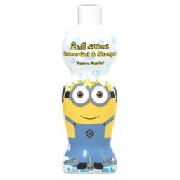 Set 2 x Gel de Dus si Sampon Copii Minions, cu Figurina 1D, 400 ml