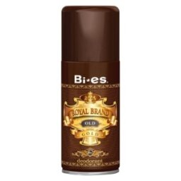 Set 3 x Deodorant Spray pentru Barbati Bi-es Men Royal Brand Gold, 150 ml